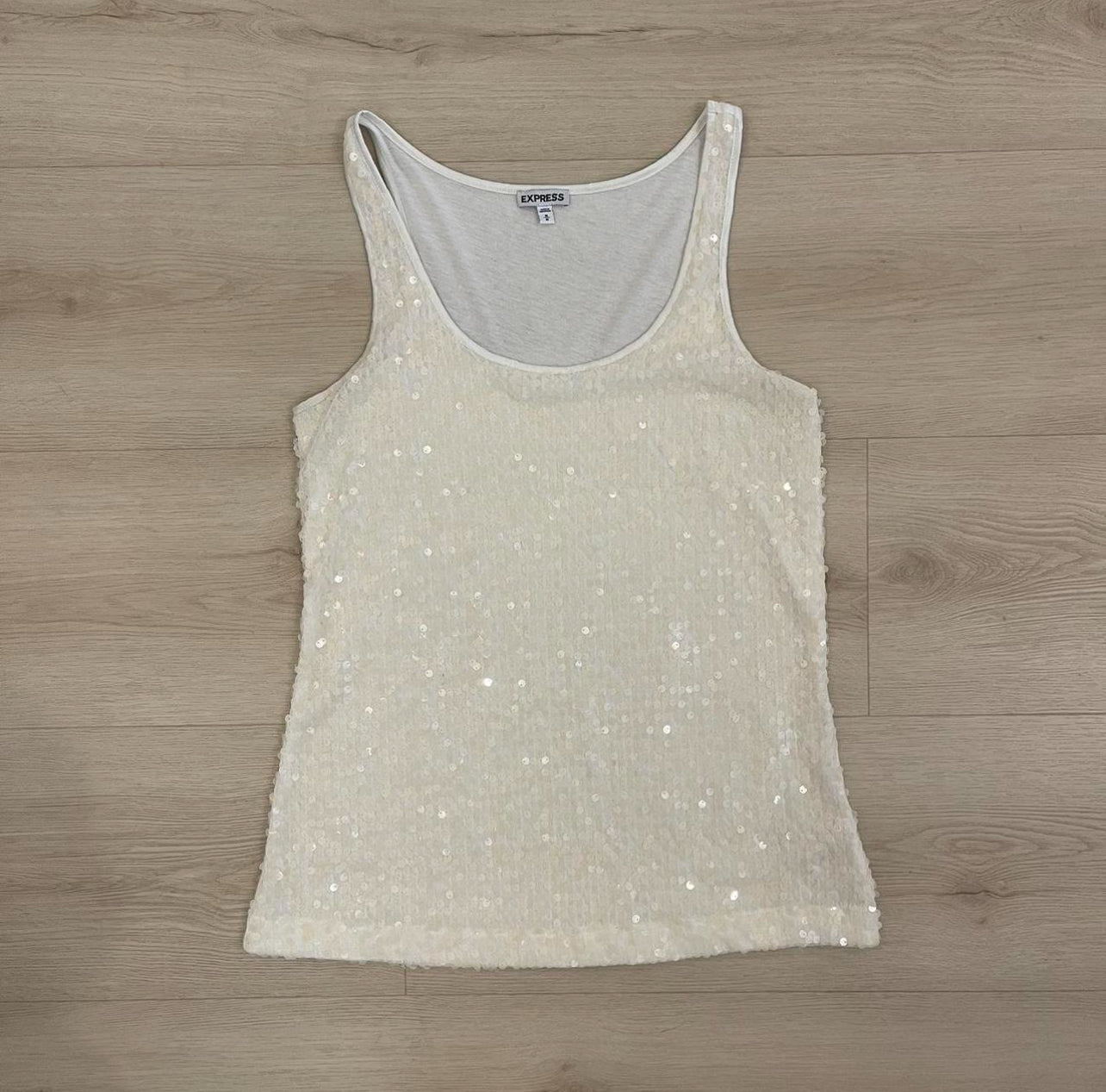 Sequin Tank LG