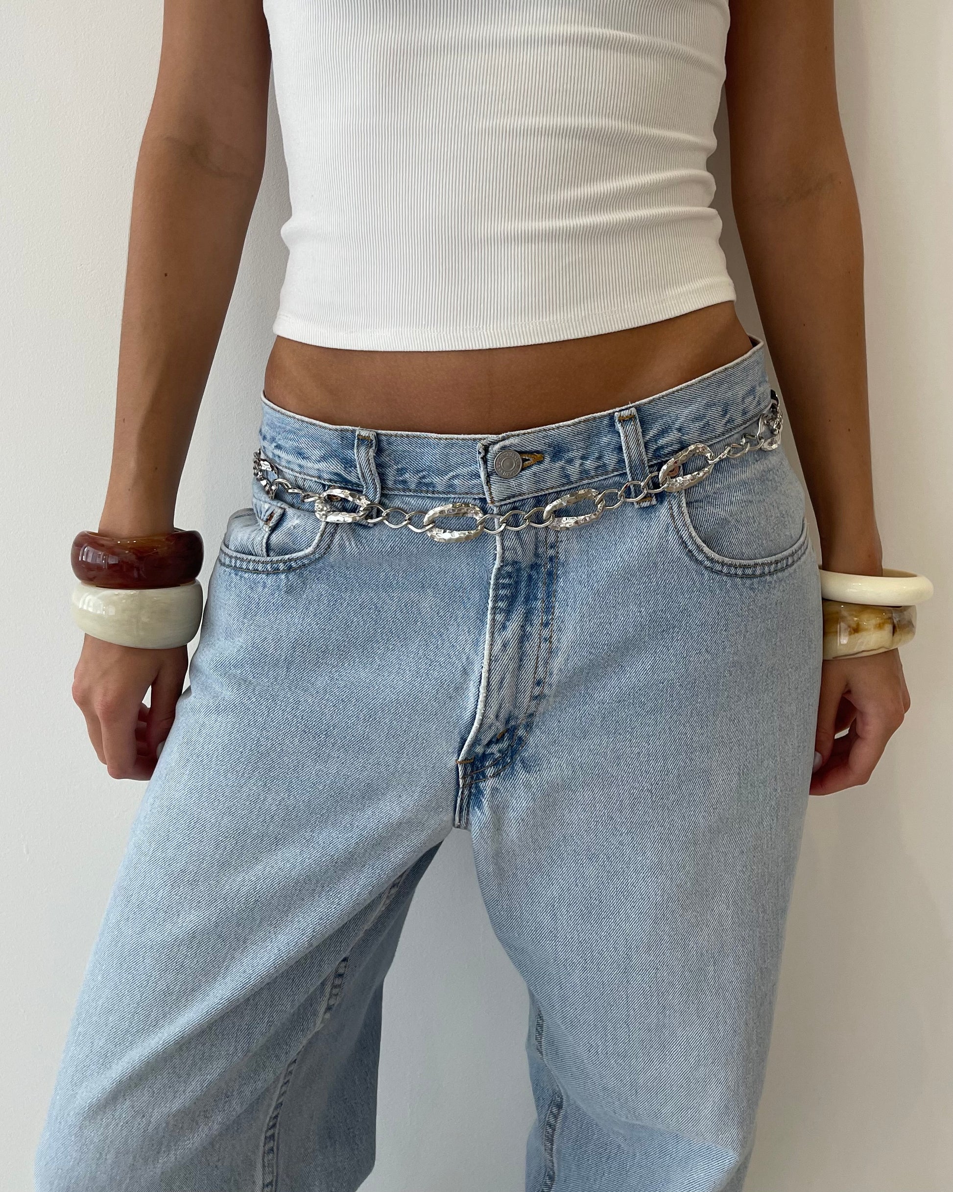 Multi Chain Belt (Silver)