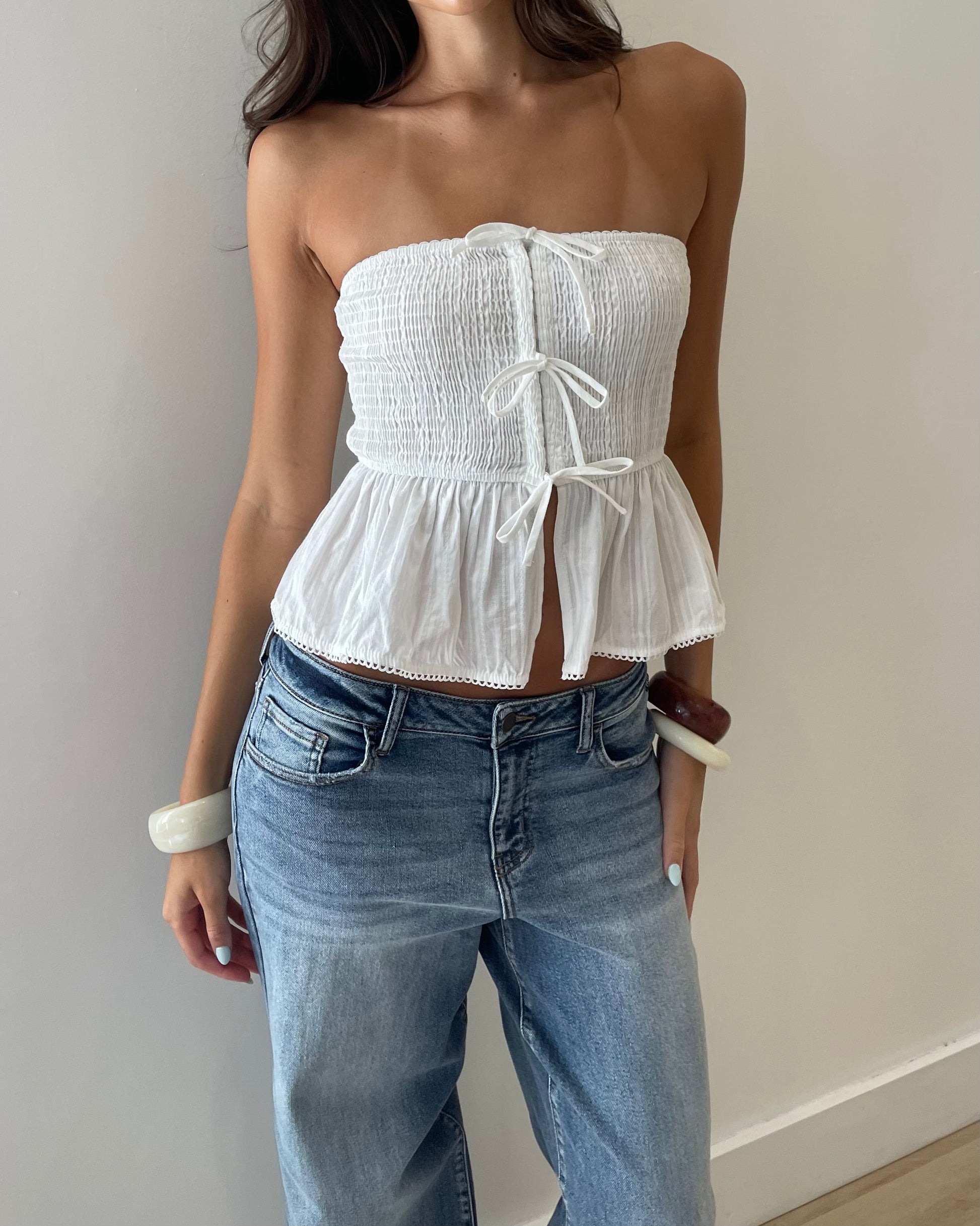 Hallie Top (White)
