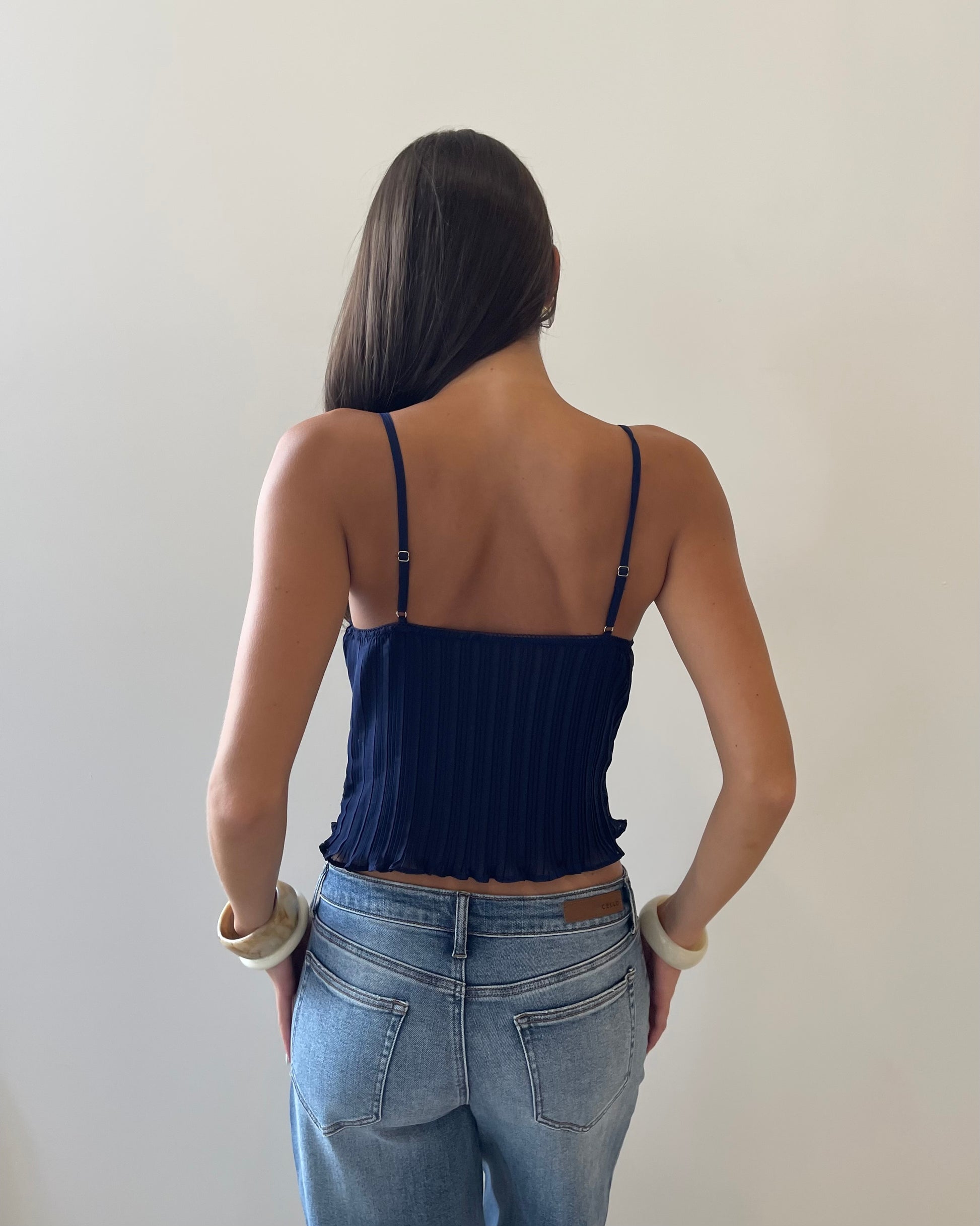 Jasmine Top (Navy)