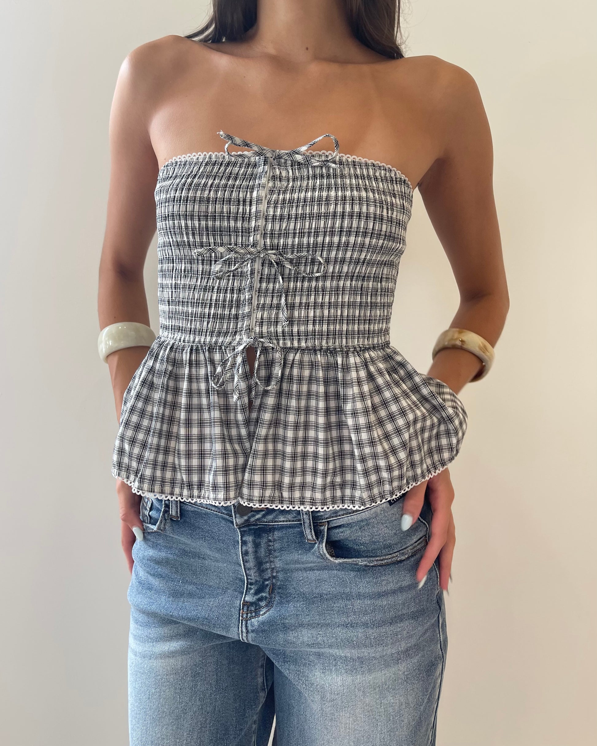 Hallie Top (Plaid)