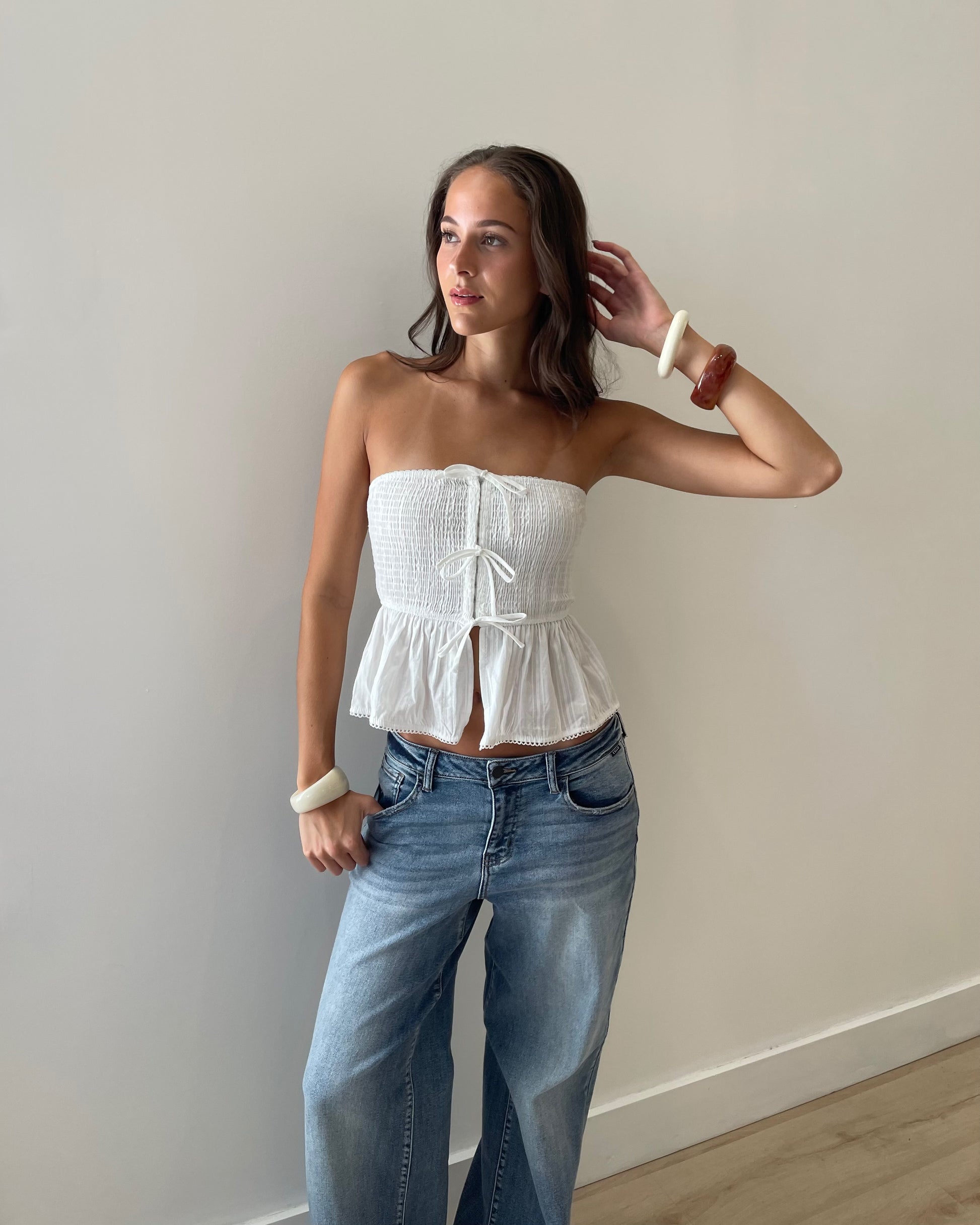 Hallie Top (White)