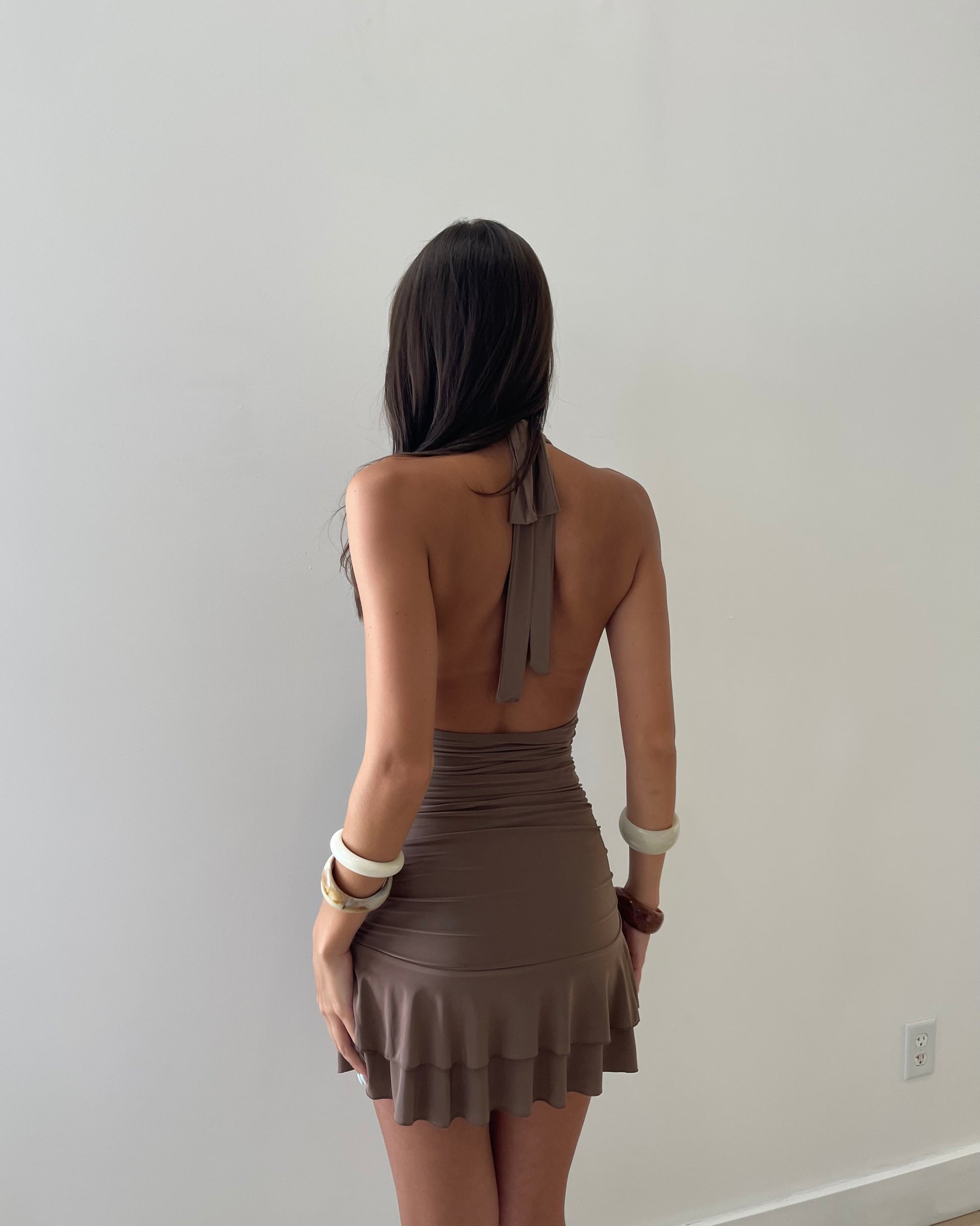 Pamela Dress (Brown)