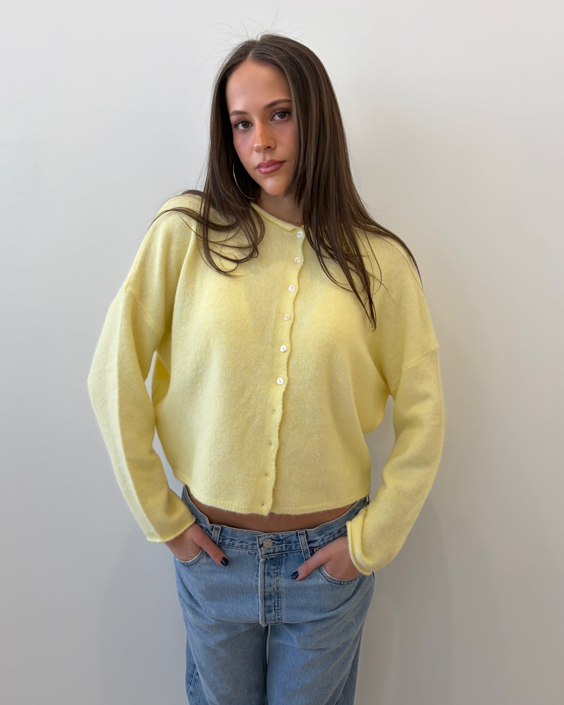 Sophie Cardigan (Yellow)