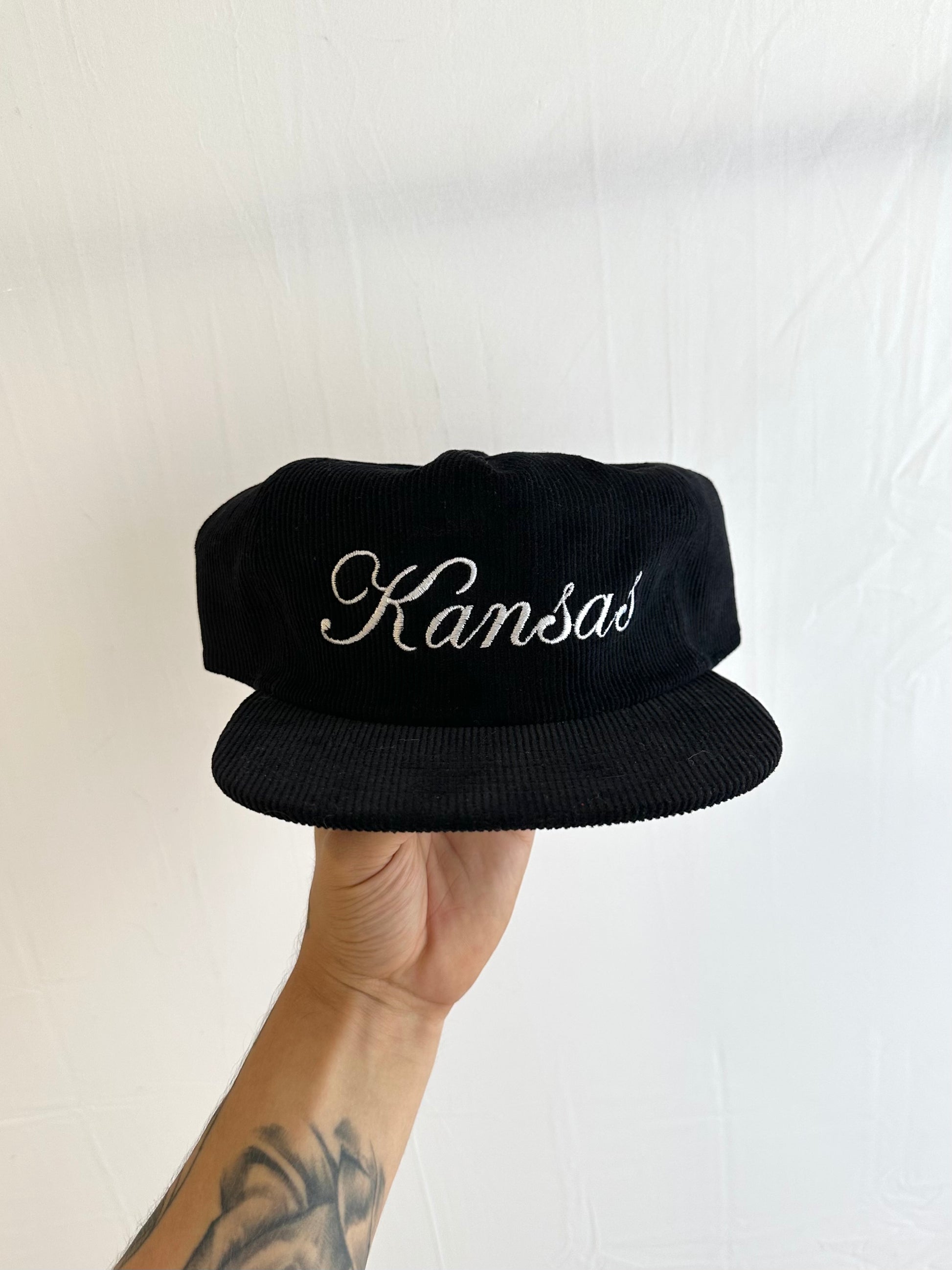 Kansas Corduroy Hat (Black)