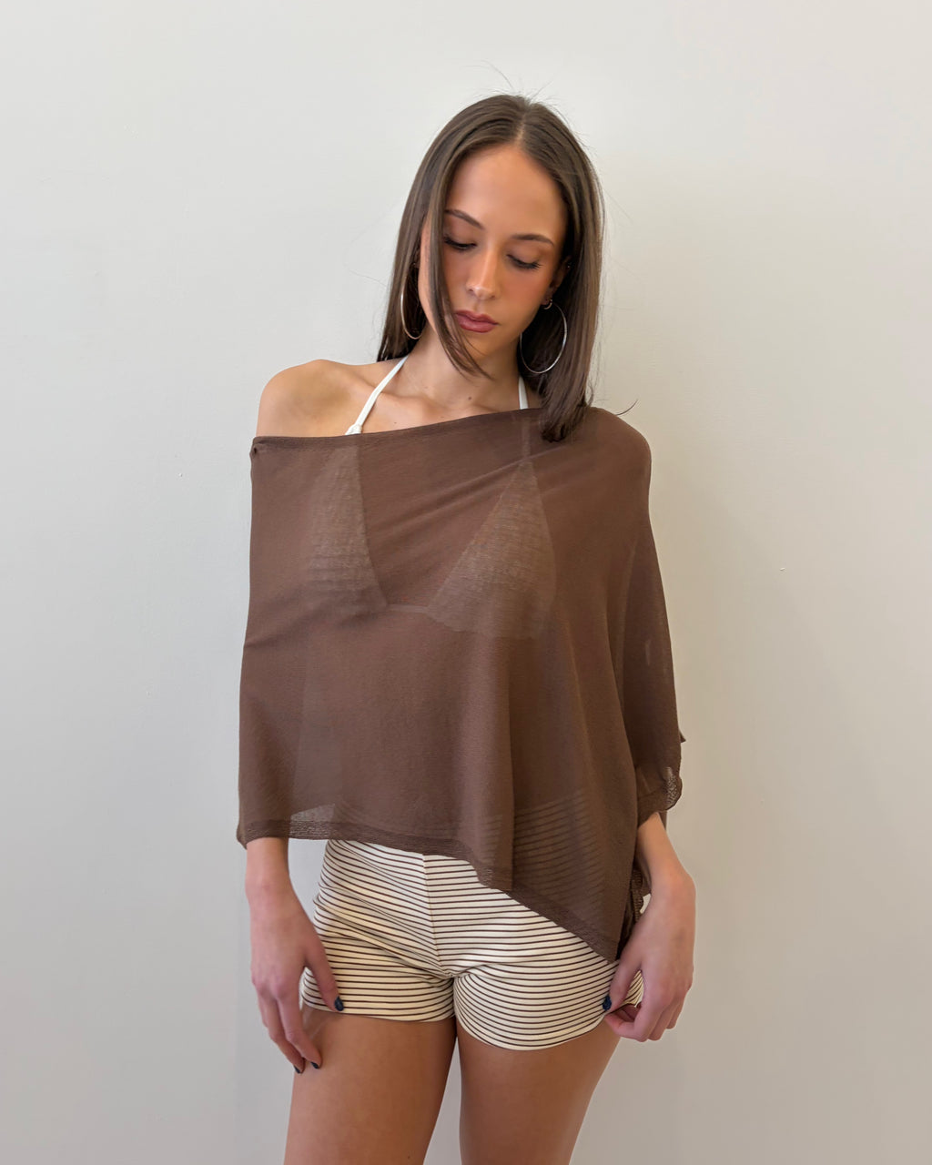 Ivy Poncho (Brown)