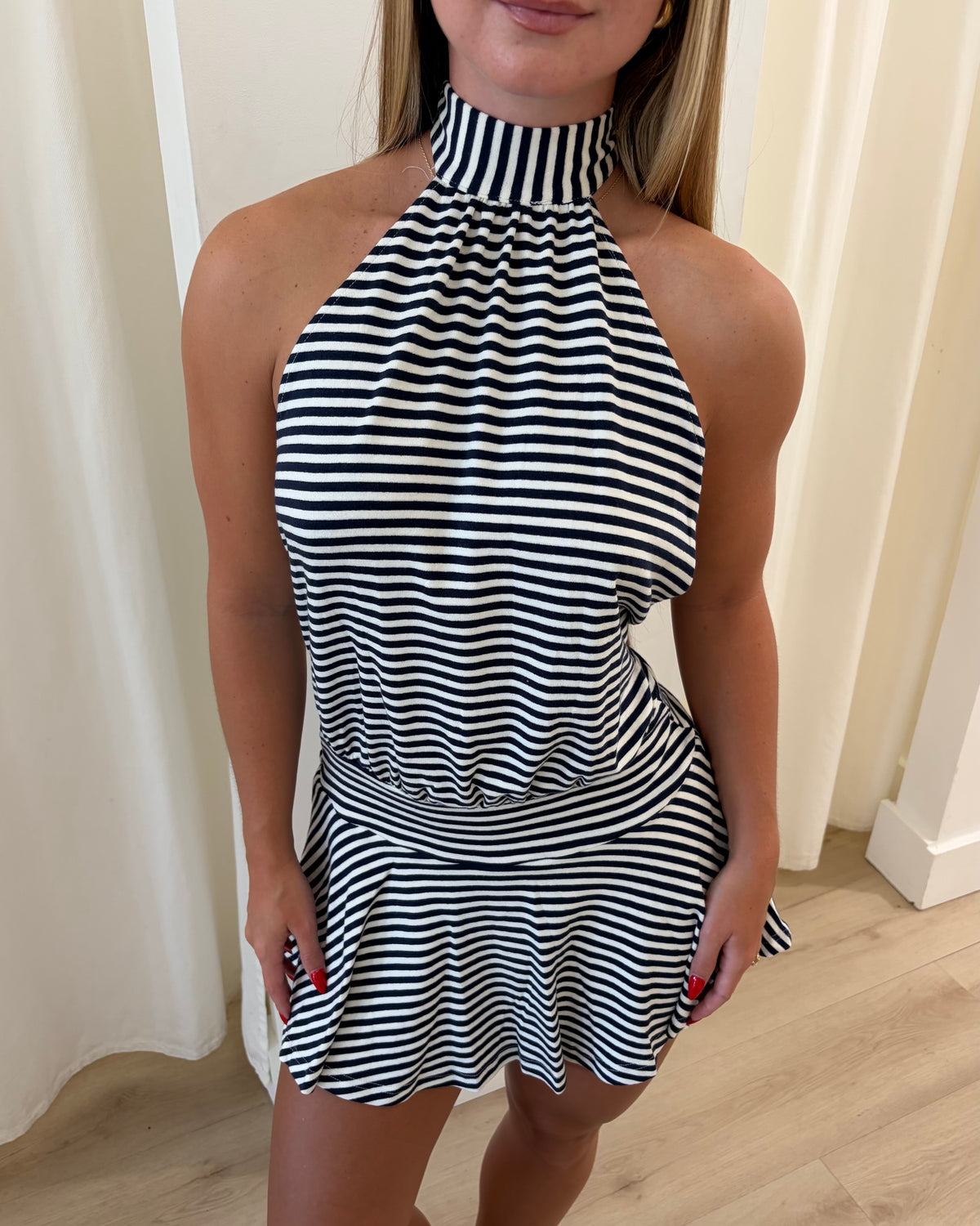 Luciana Dress (Navy)