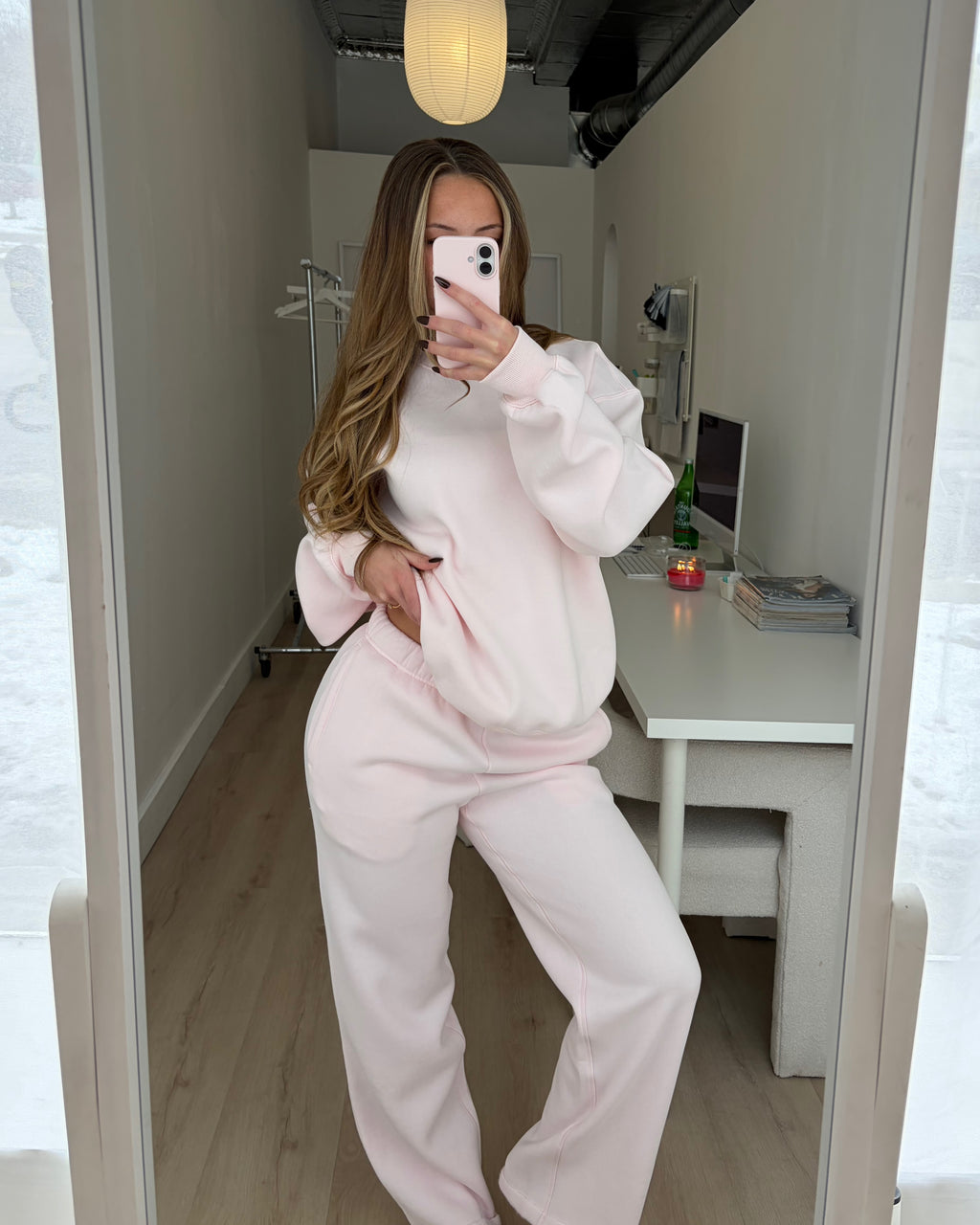 Varsity Crewneck (Pink) RG