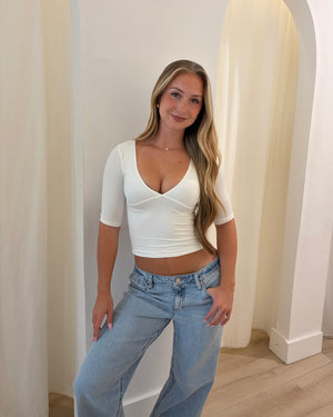 Gabriella Top (Ivory)