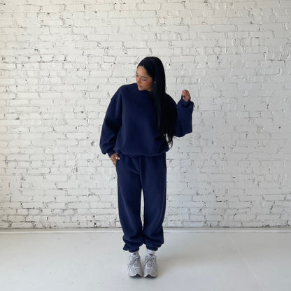 Varsity Sweatpants (Navy) RG