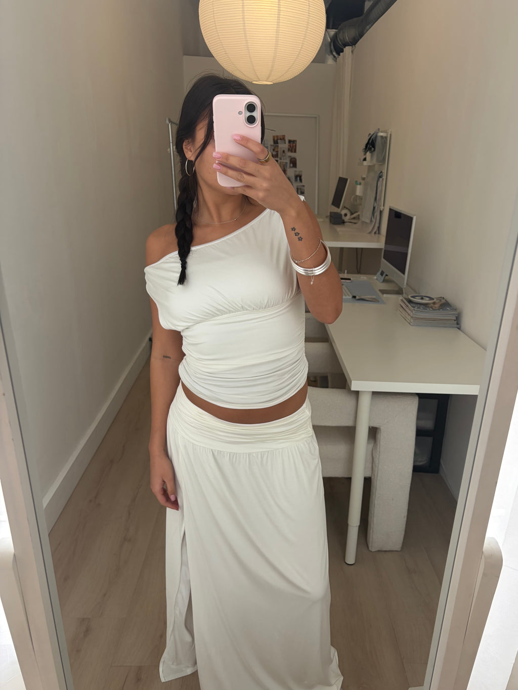 Kourtney Skirt (Ivory)