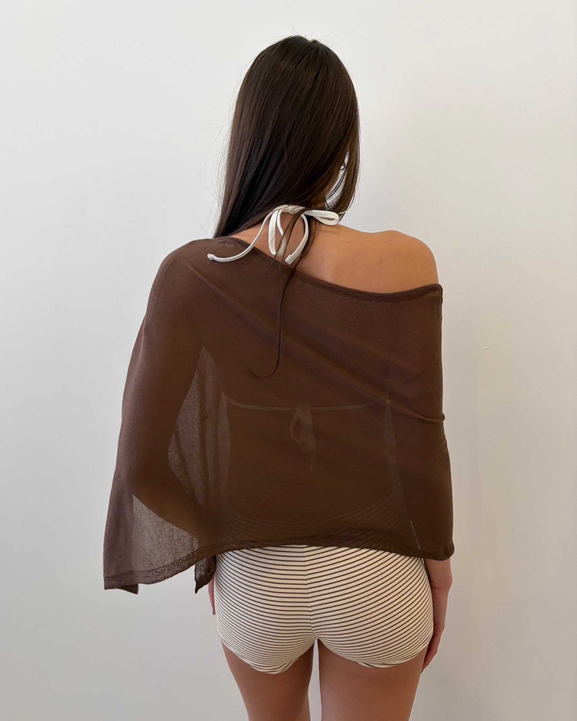 Ivy Poncho (Brown)
