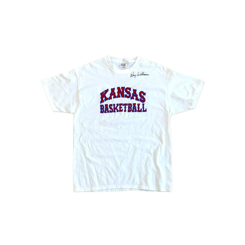 Kansas Roy Williams Signed T Shirt (large)