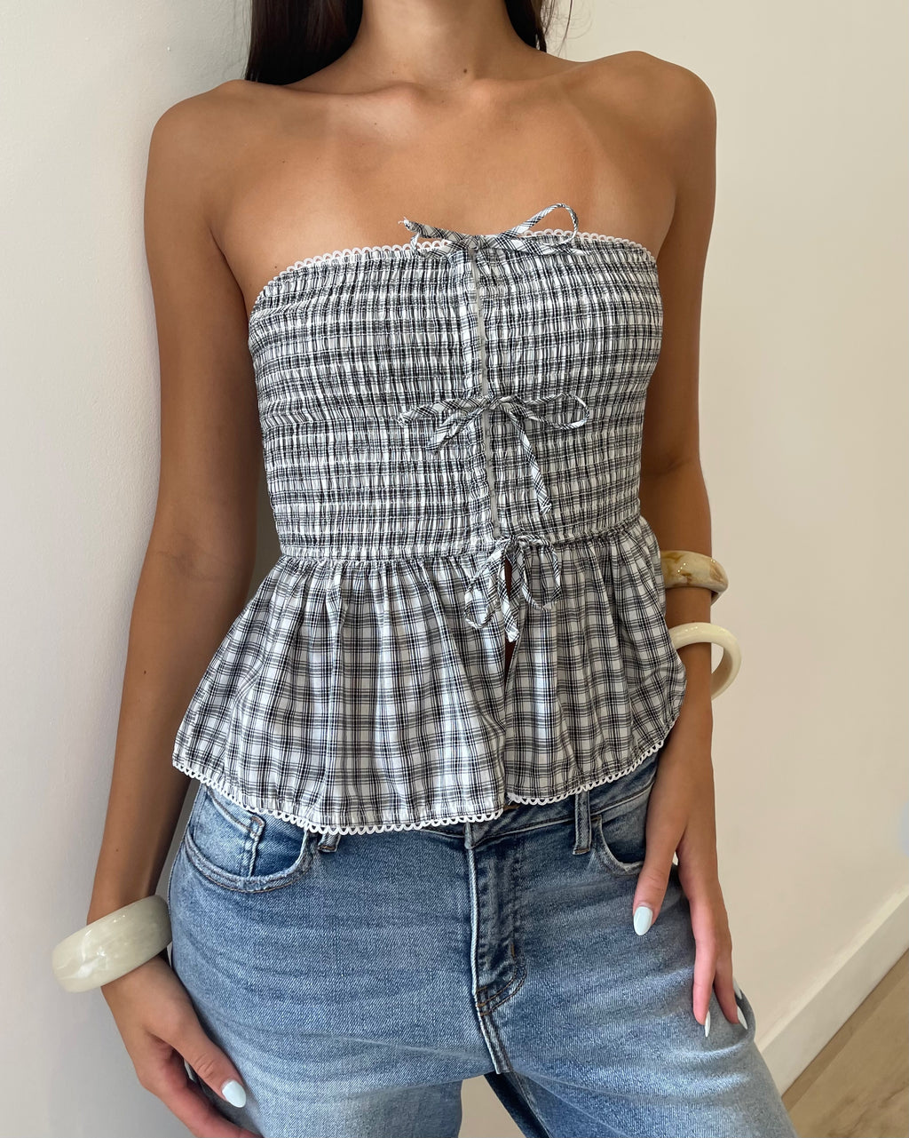 Hallie Top (Plaid)