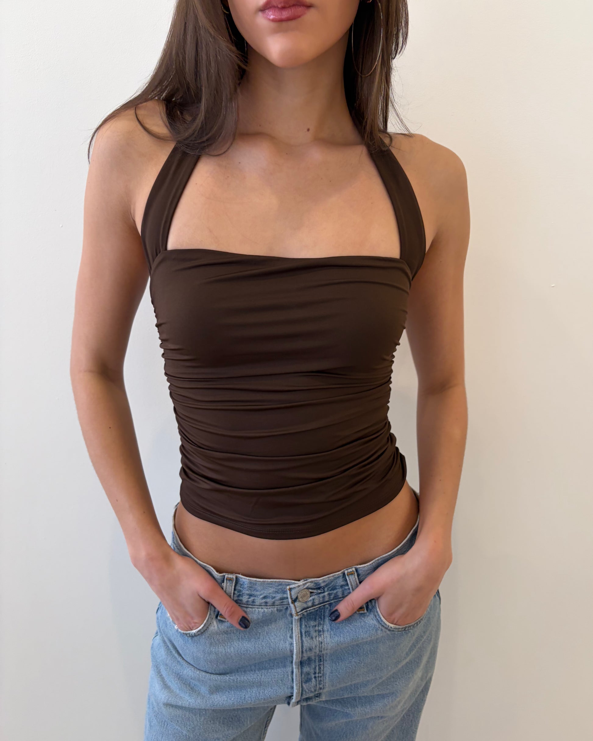 Violet Top (Brown)