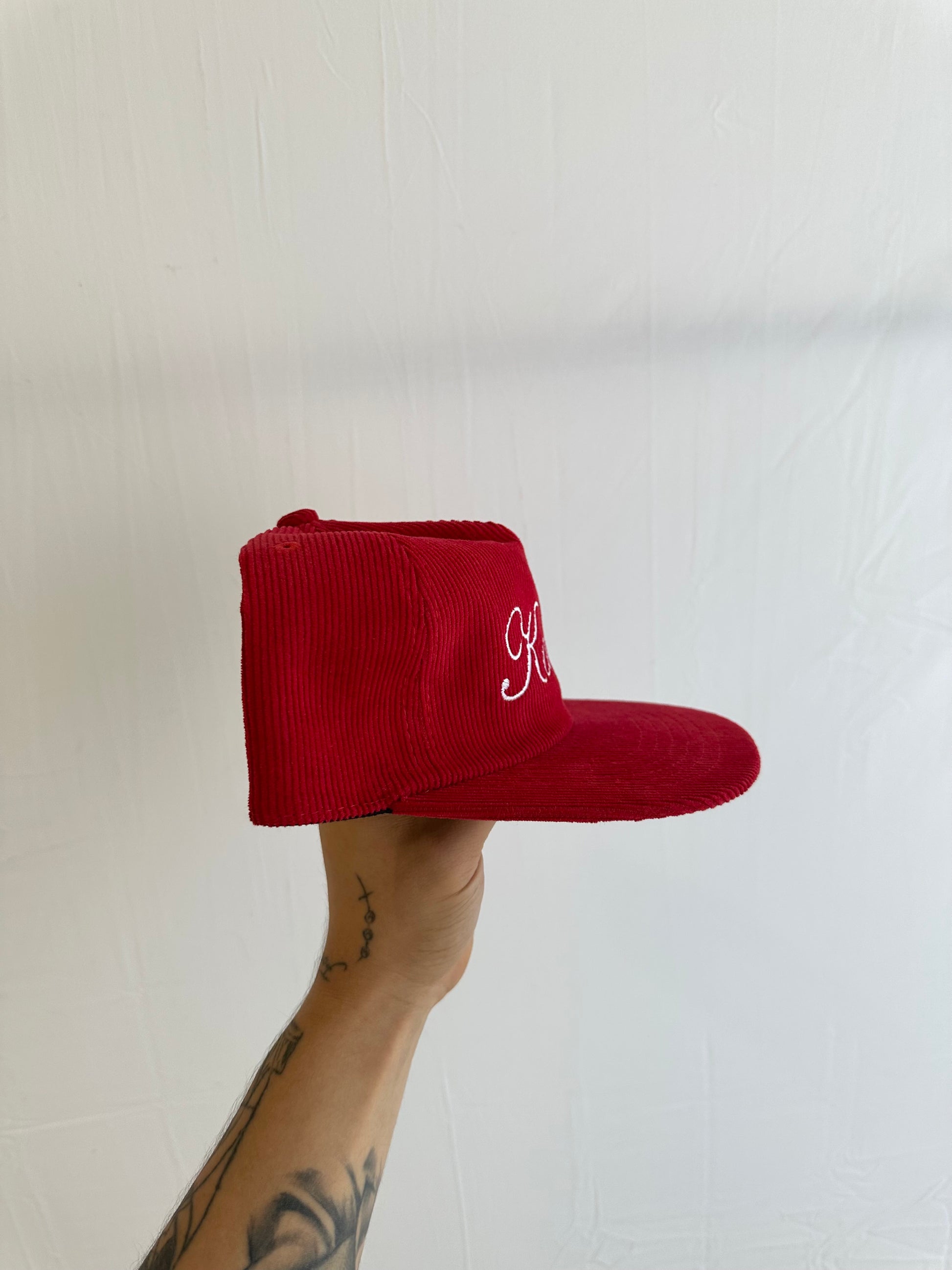 Kansas Corduroy Hat (Red)