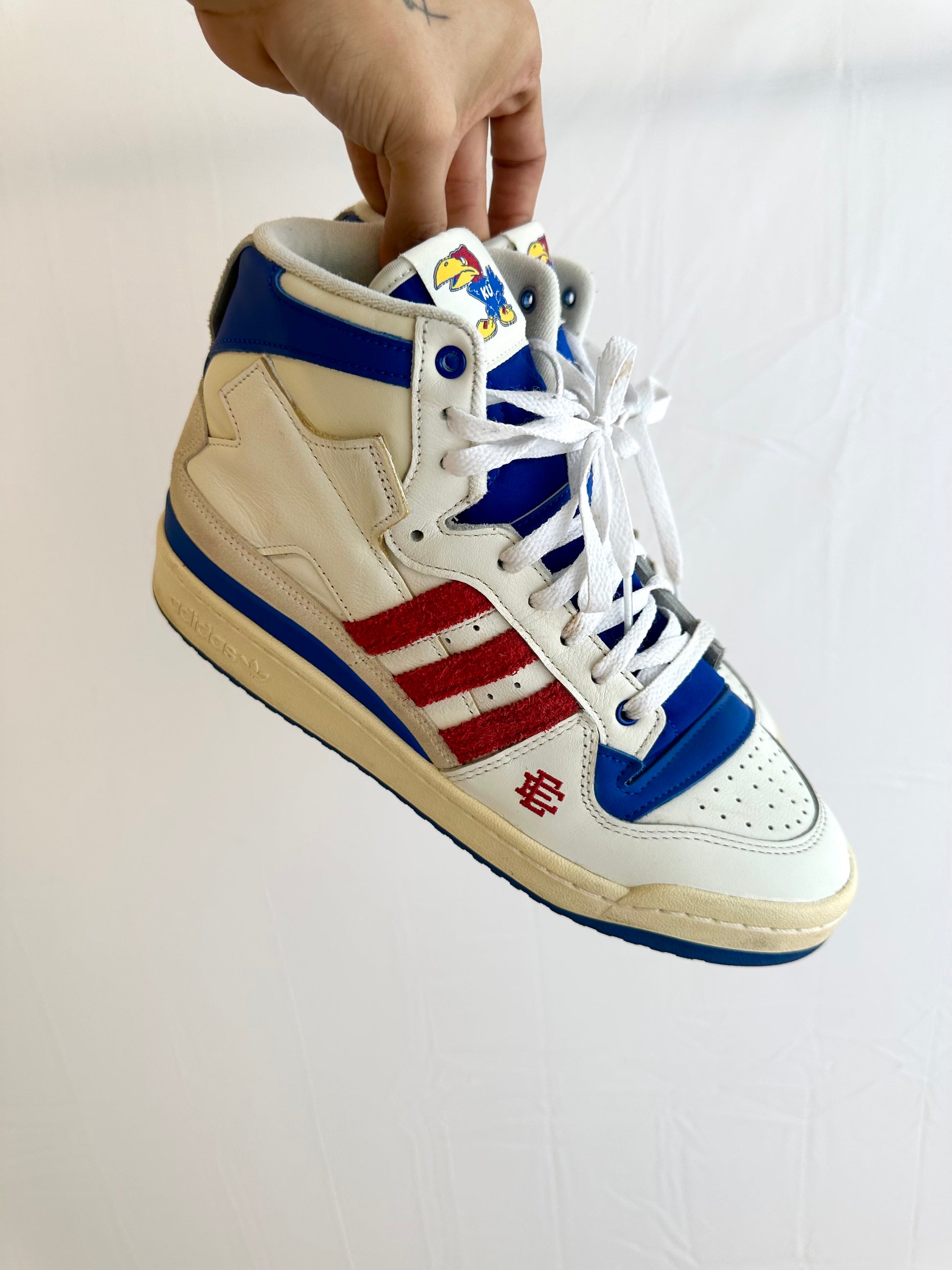 Kansas Eric Emanuel Adidas Size 10