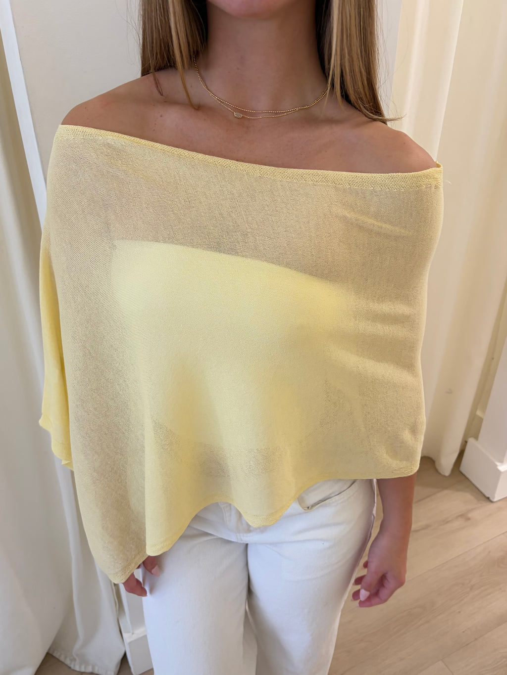 Ivy Poncho (Yellow)
