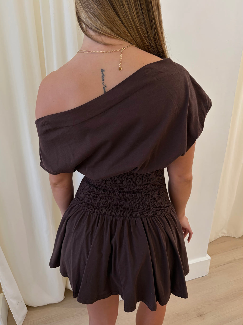 Ashley Dress (Brown)