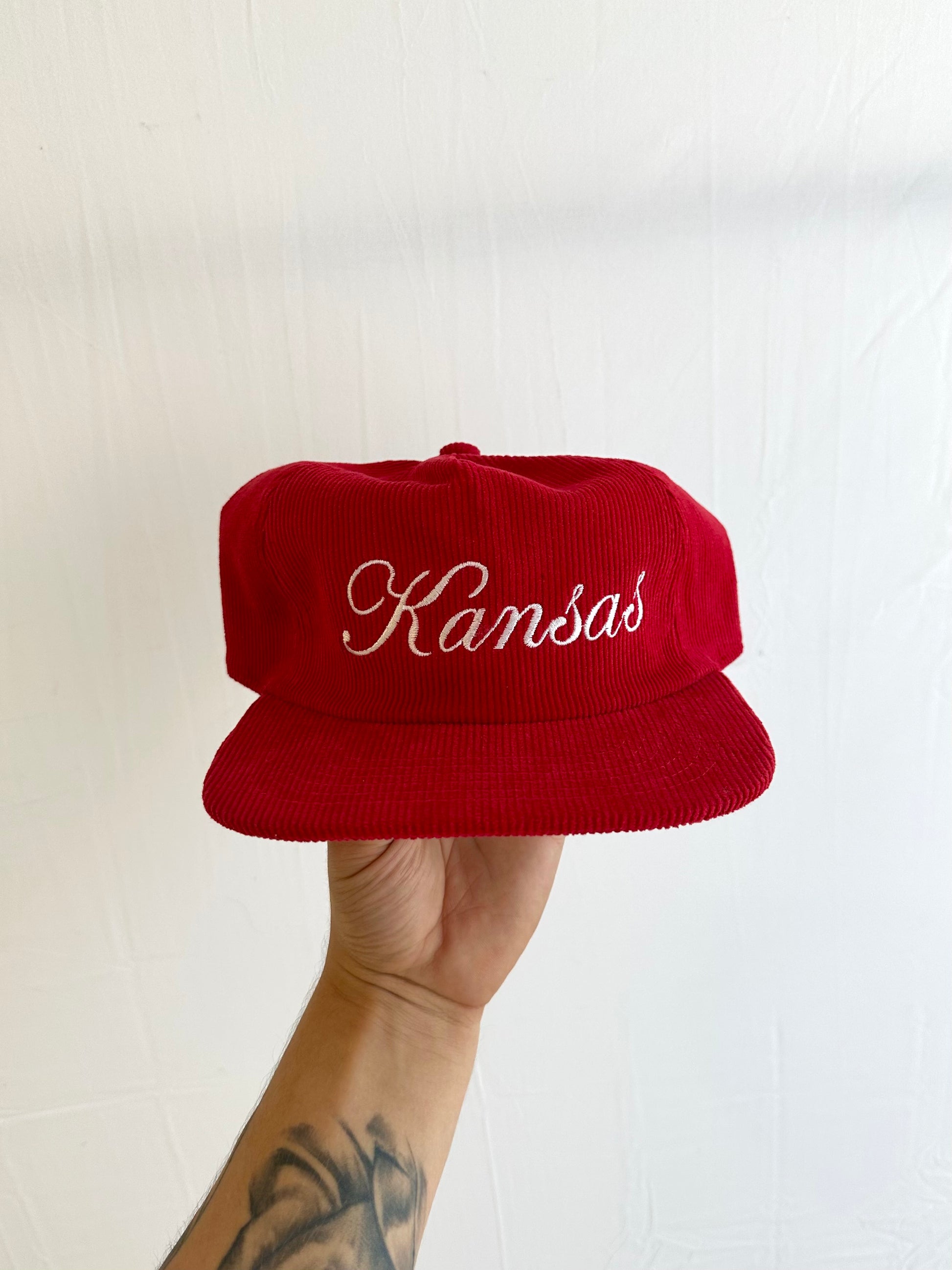 Kansas Corduroy Hat (Red)