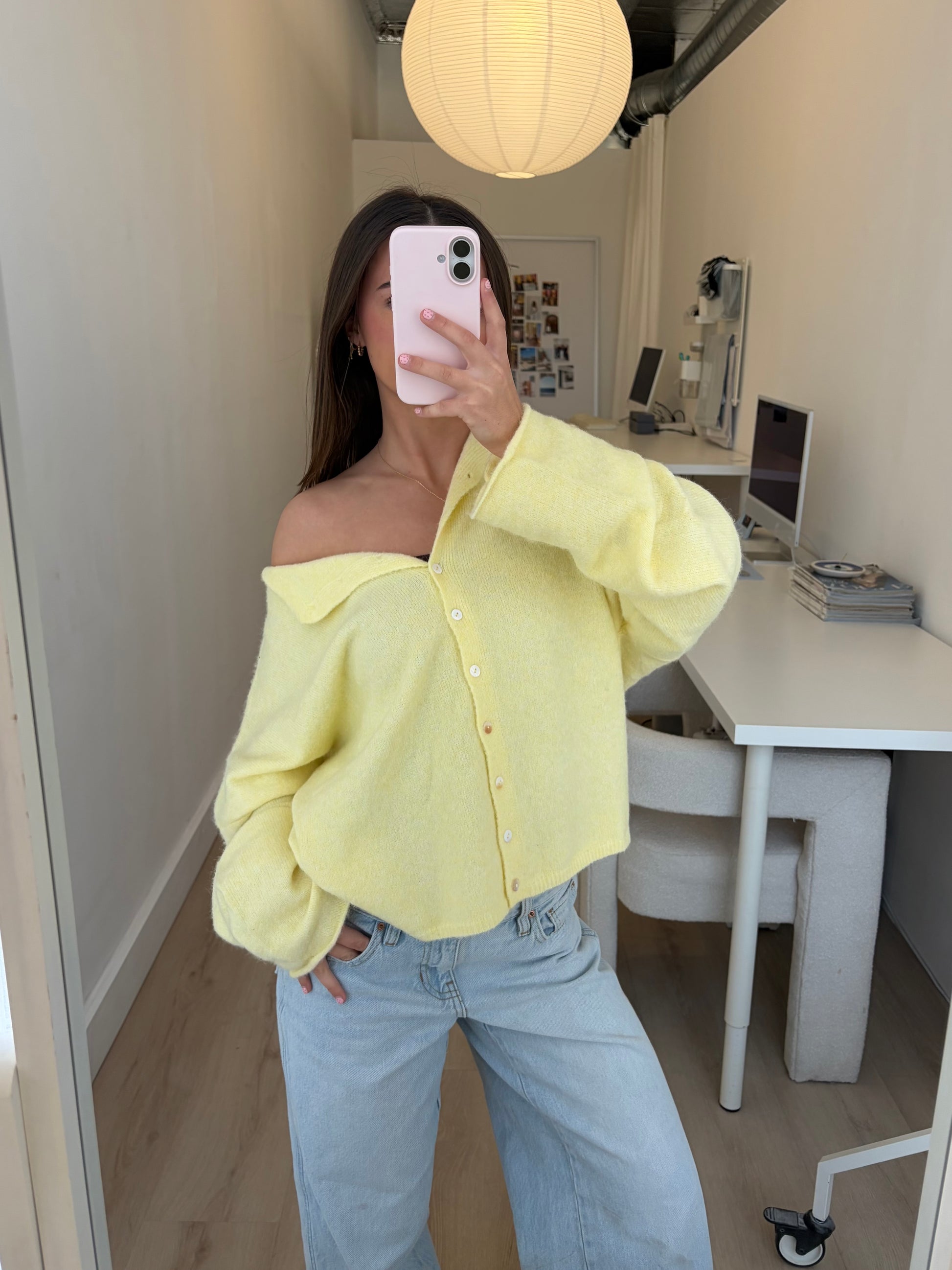 Sophie Cardigan (Yellow)